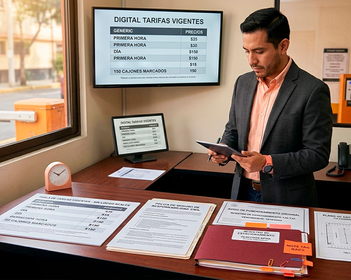 Registro de Tarifa de Estacionamiento